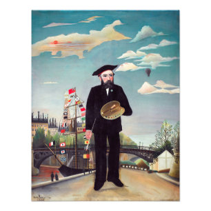 Impression Photo Henri Rousseau - Moi Portrait-Paysage