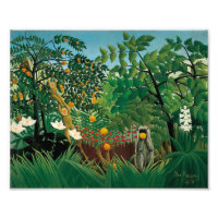Henri Rousseau Paysage exotique Imprimer