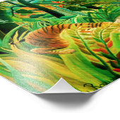 Impression Photo Henri Rousseau Tiger dans une tempête tropicale Im (Coin)