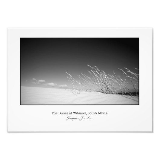 Impression Photo Herbe sur Dune (Devant)