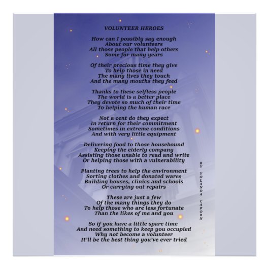 Impression Photo Héros bénévoles - Élargissement de photos (Devant)