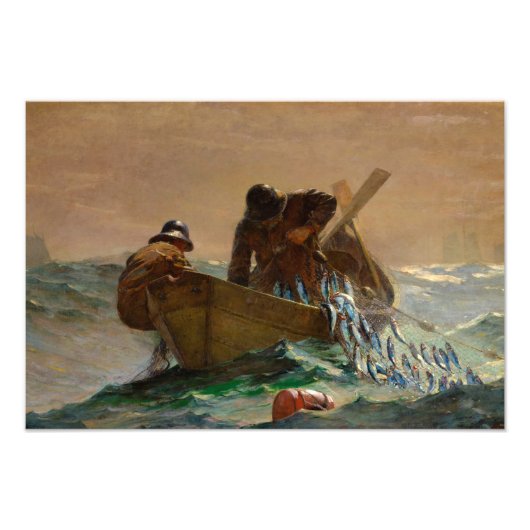 Impression Photo Herring Net par Winslow Homer (Devant)