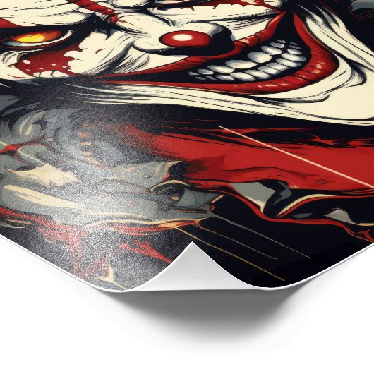 Impression Photo Heure de clown effrayant (Coin)