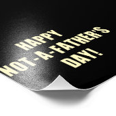 Impression Photo Heureux pas une Fête des pères (Coin)