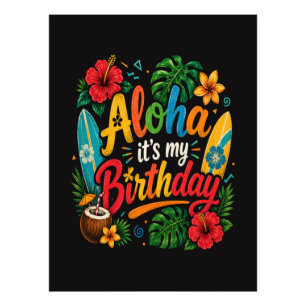 Impression Photo Hibiscus Aloha Anniversaire Hawaï