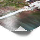 Impression Photo Hillfarm Rustic Cabine dans les bois - Imprimer (Coin)