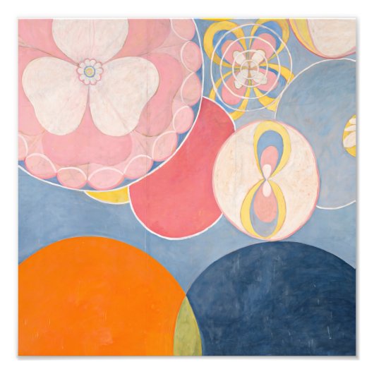 Impression Photo Hilma af Klint The Ten Largest (Devant)