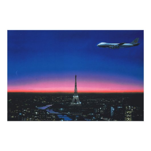 Impression Photo hiroshi nagai art peintures ville pop et avion (Devant)
