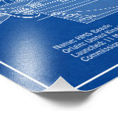 Impression Photo HMS Beagle grand navire - Plan d'expédition ABD (Coin)