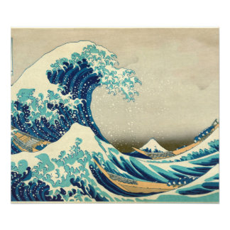 Impression Photo Hokusai Katsushika - Les grandes vagues