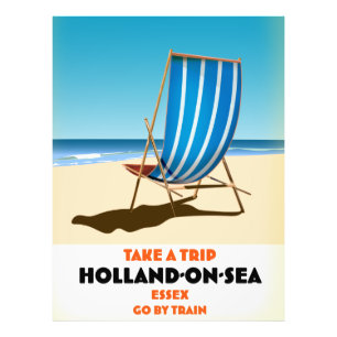 Impression Photo hollande au bord de la mer Essex affiche de voyage