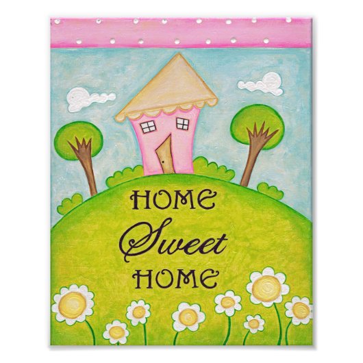 Impression Photo Home Sweet Home Imprimer (Devant)