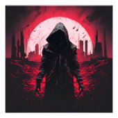 Impression Photo Homme dans le monde postapocalyptique (Devant)