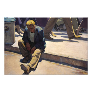 Impression Photo Homme oublié, 1934 par Maynard Dixon