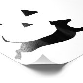 Impression Photo Hommes Citrouille Halloween Dachshund Jack-O-Lante (Coin)