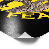 Impression Photo Honey Baders ne craignez pas mal Badass Bible Vers (Coin)