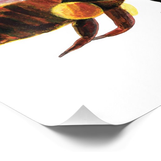 Impression Photo Honey Bee Flying (Coin)