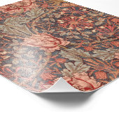 Impression Photo Honeysuckle, modèle floral de William Morris (Coin)