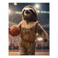 Hoops and Hangs : Le Slam Dunking Sloth,