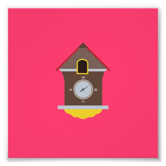 Impression Photo Horloge Cuockoo (Devant)