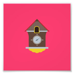 Impression Photo Horloge de coucou