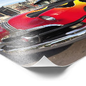 Impression Photo Hot-Rod américain des années 50 (Coin)