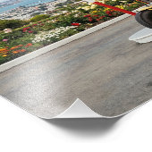 Impression Photo Hot rod in a gas station (Coin)