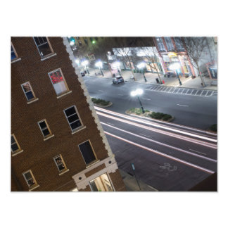 Impression Photo Hot Springs, Arkansas la nuit.