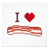 Impression Photo I Love Bacon (Devant)