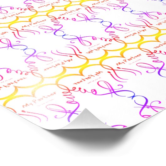 Impression Photo I love my partner • You are my home (Coin)