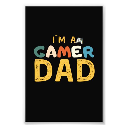 IMPRESSION PHOTO I´M A GAMER DAD (Devant)