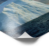 Impression Photo Iceberg Antarctique, Eaux Icy, Ciel Spectaculaire (Coin)