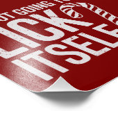 Impression Photo Il ne va pas se lasser offensant Sarcastique (Coin)