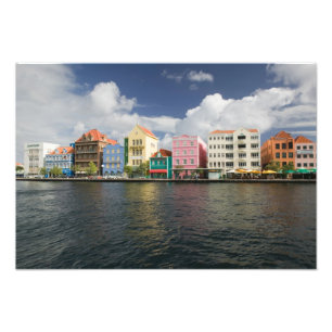 Impression Photo Îles ABC, CURAÇAO, Willemstad: Front de mer