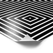 Impression Photo illusion d'optique carré (Coin)