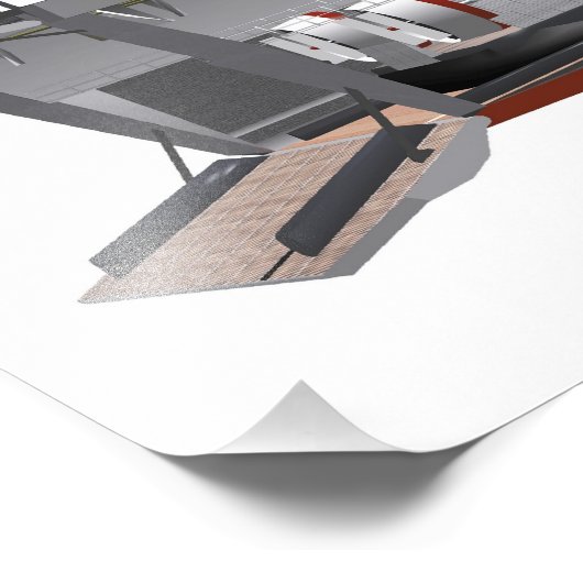 Impression Photo Illustration de découpe (Coin)