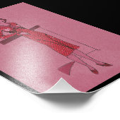 Impression Photo Illustration de fashionista Flapper (Coin)