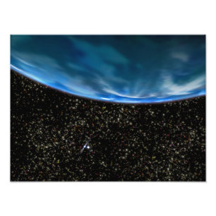 Impression Photo Illustration de l'horizon de la terre