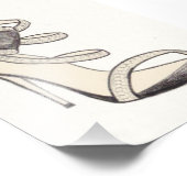 Impression Photo Illustration de mode originale de la chaussure Val (Coin)