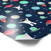 Impression Photo illustration de motif spatial (Coin)