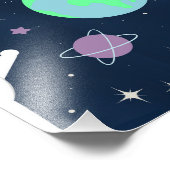 Impression Photo illustration de motif spatial (Coin)