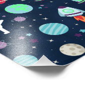 Impression Photo Illustration de motif spatial (Coin)