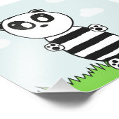 Impression Photo Illustration de Panda Mignon (Coin)