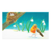 Impression Photo Illustration Red Robin (Devant)