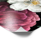 Impression Photo Illustration Rose vintage (Coin)