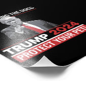 Impression Photo Ils mangent le débat Trump 2024 sur les chiens (Coin)