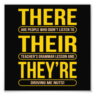 Impression Photo Ils sont professeurs d'anglais