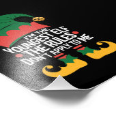 Impression Photo I'm The Youngest Elf Matching Family Christmas (Coin)