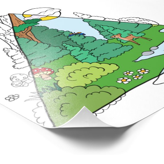 Impression Photo Image forestière (Coin)