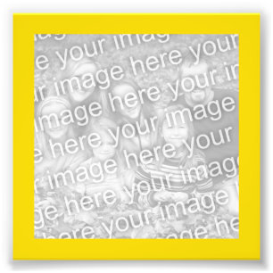 Impression Photo Image or jaune vif